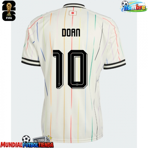 Camiseta Japón Ritsu Doan #10 Segunda Equipación Replica Mundial 2026 mangas cortas